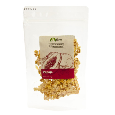Tivo Owoce Liofilizowane Papaja 20g