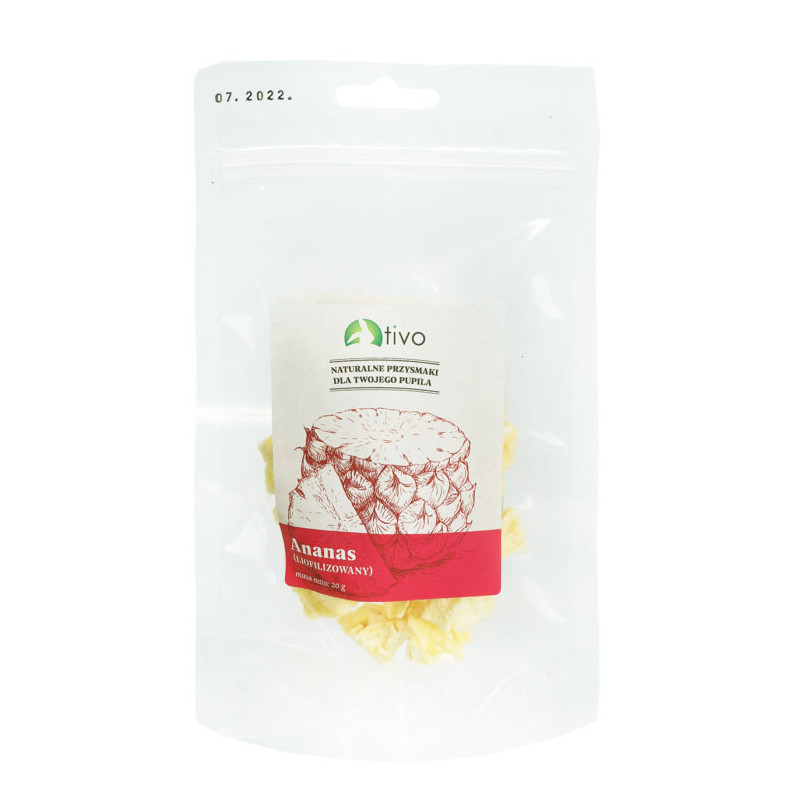 Tivo Owoce Liofilizowane Ananas 20g