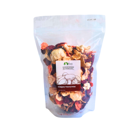 Tivo Chipsy Warzywne 250g - Naturalny przysmak dla gryzoni