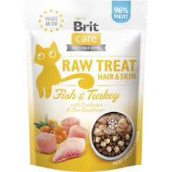 Brit Raw Treat Cat Hair & Skin 40g - Liofilizowany przysmak na sierść