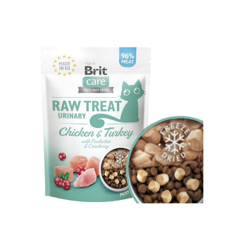 Brit Raw Treat Cat Urinary 40g | Zdrowy Układ Moczowy | Liofilizowany Przysmak