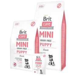 Brit Care mini grain free puppy lamb 400g