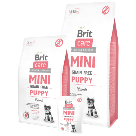 Brit Care Mini Grain Free Puppy Lamb 400g | Bezzbożowa dla szczeniąt