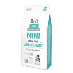 Brit Care Mini Grain Free Light Sterilised 400g | Dla psów z nadwagą