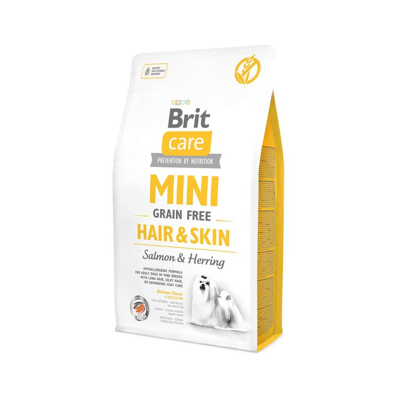 Brit Care Mini Grain Free Hair & Skin 2kg | Zdrowa Skóra i Sierść