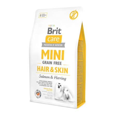 Brit Care Mini Grain Free Hair & Skin 2kg | Zdrowa Skóra i Sierść
