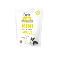 Brit Care mini grain free adult lamb 400g