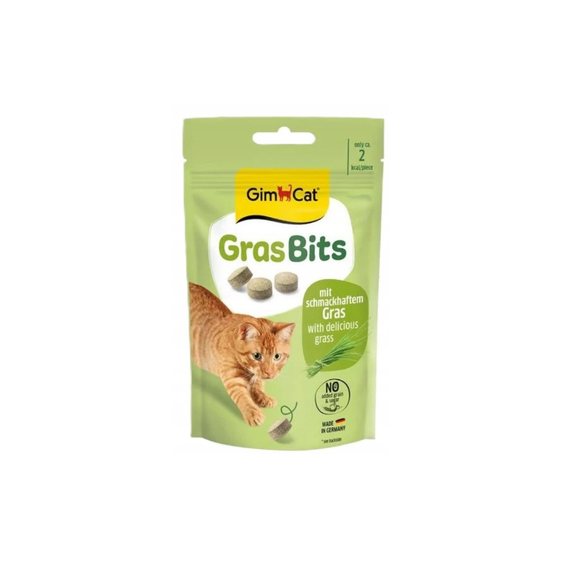 GimCat Grass Bites 40g – Smakołyki z Trawą dla Kota | Małe Opakowanie