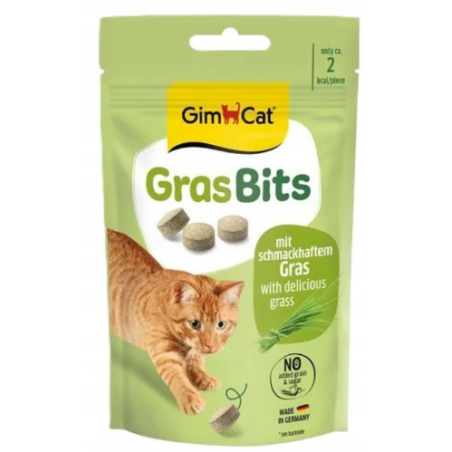 GimCat Grass Bites 40g – Smakołyki z Trawą dla Kota | Małe Opakowanie