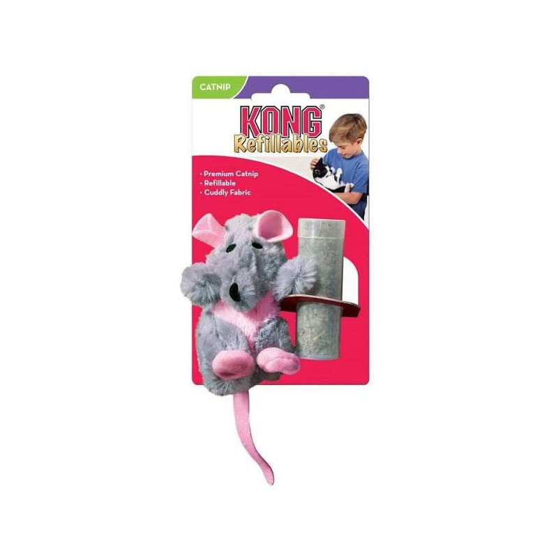 KONG Cat Toy Pluszowy Szczur z Kocimiętką | Sklepbocja.pl