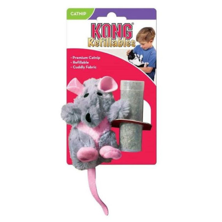KONG Cat Toy Pluszowy Szczur z Kocimiętką | Sklepbocja.pl