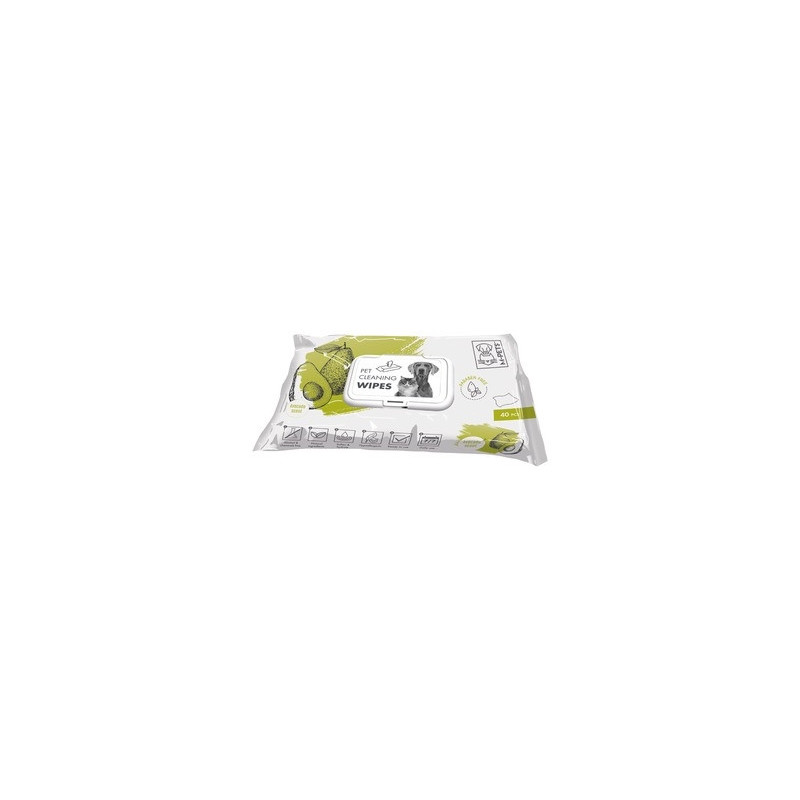 M-Pets Chusteczki Nawilżane z Awokado – Naturalne odżywienie i czystość (20x15 cm, 80 szt.)