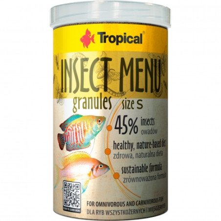 Tropical Insect Menu Granules Size S 100ml