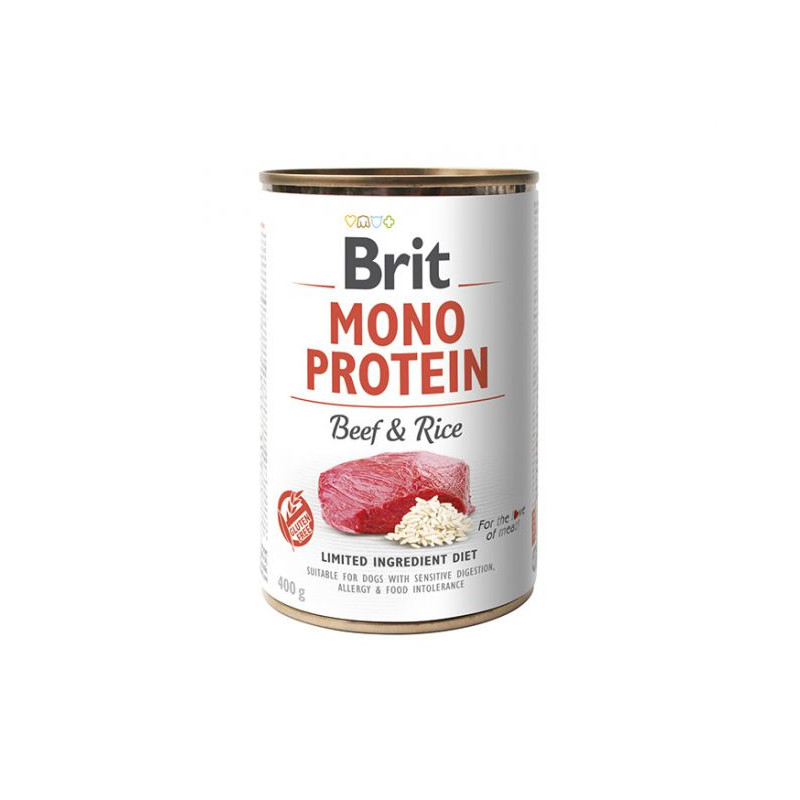 Brit mono protein beef rice 400g