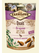 Carnilove dog snack soft quail and oregano 200g
