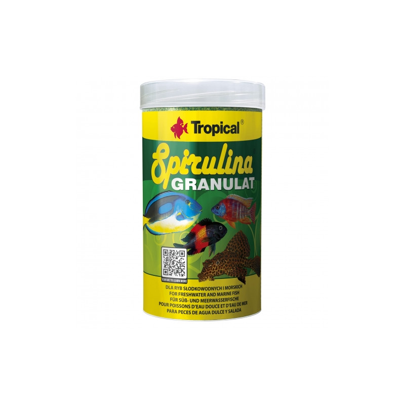 Tropical Spirulina granulat 250ml