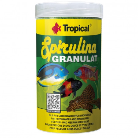 Tropical Spirulina granulat 250ml